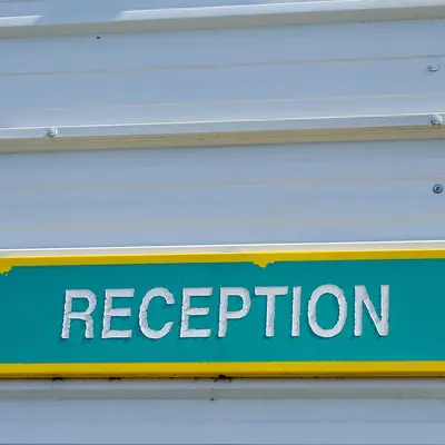 Close Up Of NCT Centre Reception Sign