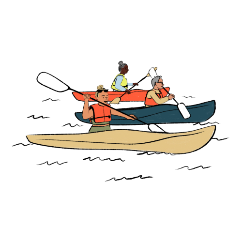 Kayakers